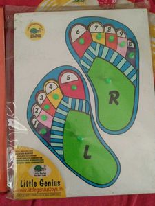2 NEW LITTLE GENIUS BOARD WOODEN GAME
