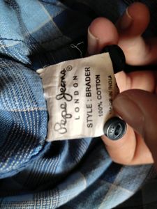 Pepe Jeans Blue Checked Shirt
