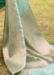Elegant Sea Green  Silk Saree