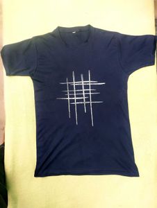 Navy Blue Graphic T-Shirt