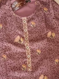 Floral Embroidered Kurta