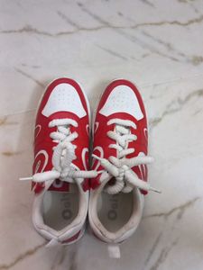 Red & White Sneakers