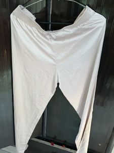 Elegant Shiny Rose gold Casual Pants