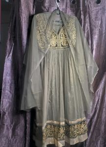 New Brown Anarkali