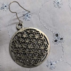 Silver Oxidised Earrings