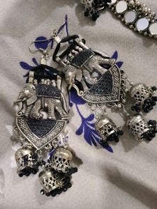 Elephant Jhumka Earrings