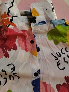 Funky Graphic Print Button-Down