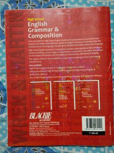Wren &amp; Martin English Grammar Book