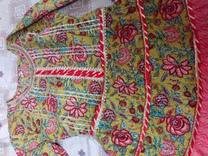 Long Kurta Skirt Duptta Set