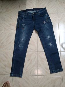 Stylish Distressed Denim Jeans