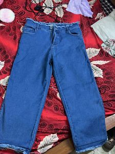 Navy Blue Jeans Stretchable