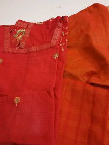Ethnic Dress Fabric Set