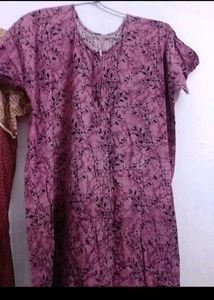 Vintage Floral Print Loungewear Set,Too Used