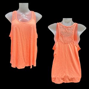 Fancy Back Sleeveless Tank Top
