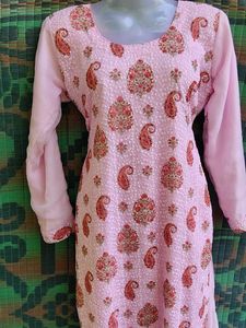 Elegant Pink Embroidered Salwar Kameez