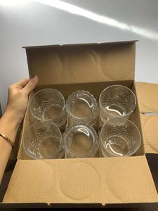 300ml Diamond Whiskey Glass Set Of 6