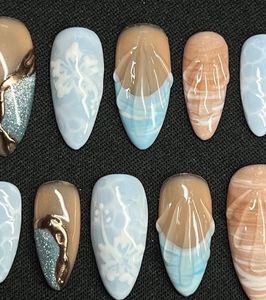 Designer Press-On Nail Set
