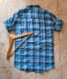 Check Shirt (Multicolour, Size L - 40):
