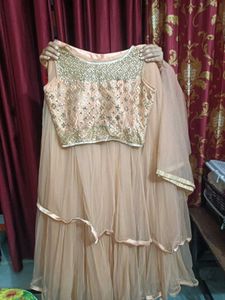 Light Peach Colour Lhega