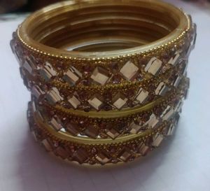 Golden Bangle Set