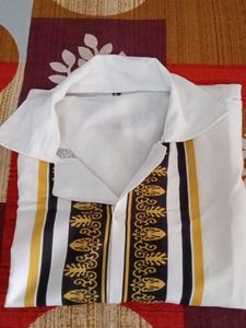 Vintage-Style Patterned Shirt