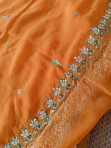 Unstiched Lahenga Choli Fabric With Dupatta