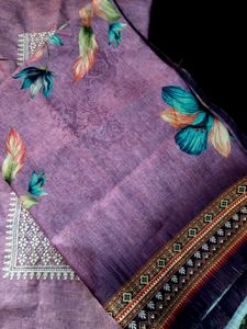 Embroidered unstitched Kurta material