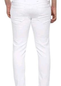 White Denim Jeans And T-shirt &amp; Jacket