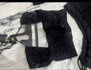 Black Lehnga Choli