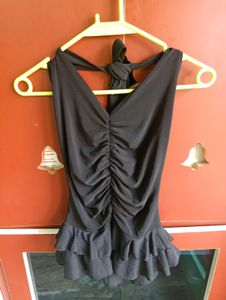Black Frill Top