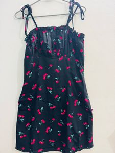 Cherry Print Mini Dress