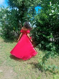 Aesthetic Princess 👑 Off-Shoulder Gown