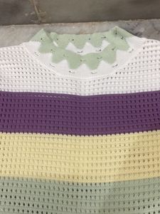 Striped Knit Top