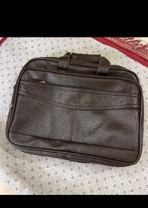 Vintage Brown Leather Briefcase