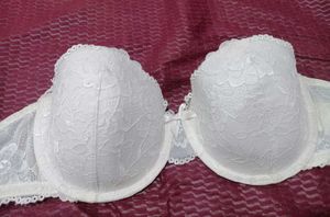 White Lace Bra
