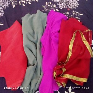 Georgette Dupatta Set Of 4