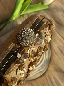 Sequin Embellished Wedding Clutch