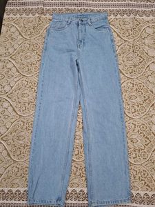 Wide Leg Denim Jeans