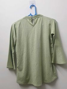 mint green 3/4 Sleeve Top