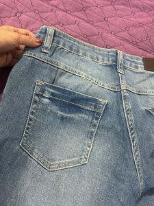 Distressed Flare Jeans