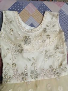 Embellished White Gown