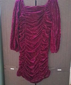 Velvet Purple Dress