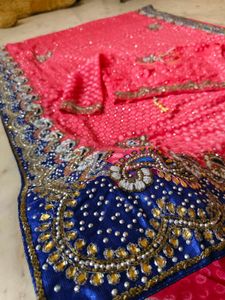 very heavy work Elegant Ethnic Saree with blouse