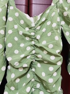 Polka Dot Mini Dress Size S