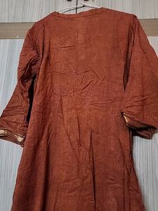Beautiful Stitched NarayanpetPattu Border Anarkali