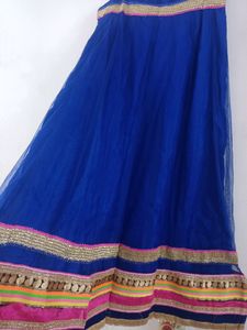 Blue Chaniya Duppata Set Ethnic-Navratri/Wedding