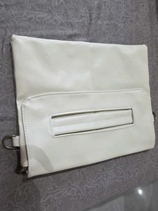 Elegant White Clutch