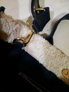 Shearling Tote Bag