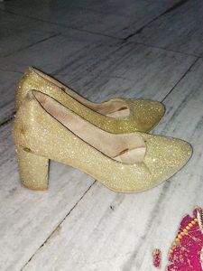 Bridal Golden Heels