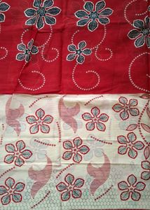 New Pure Cotton Printed Saree - Desi Charm!
